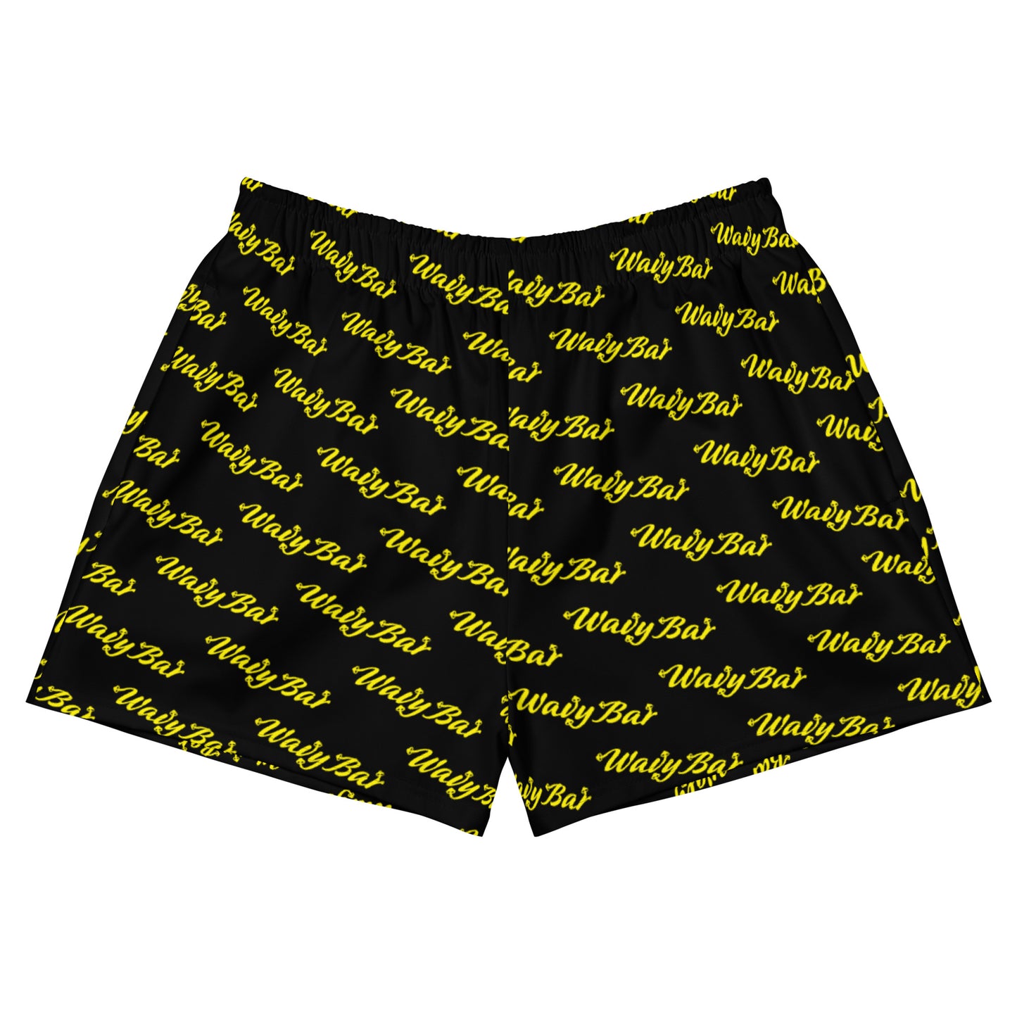 Wavy Print Unisex Athletic Shorts
