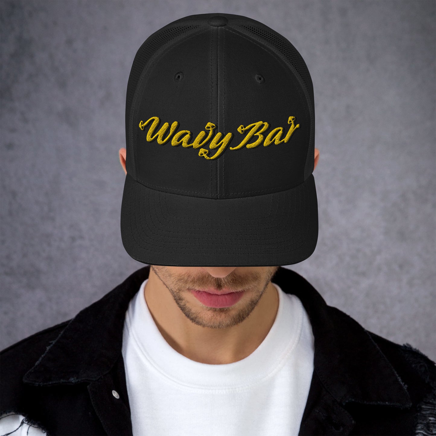 Wavy Logo Trucker Hat