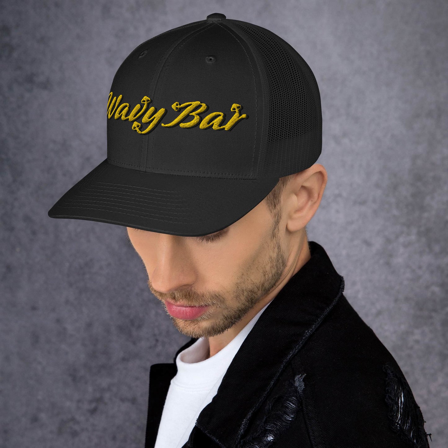 Wavy Logo Trucker Hat