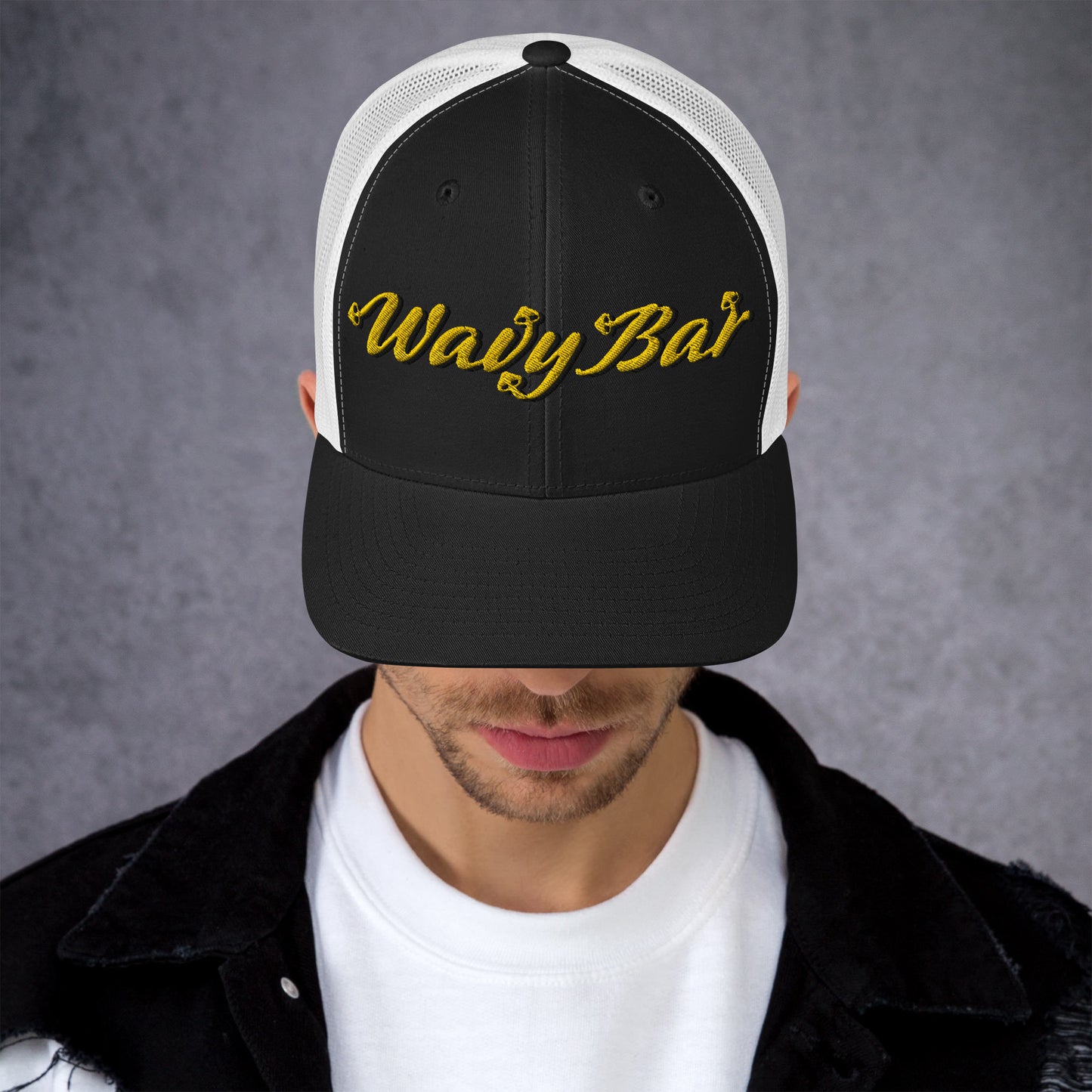 Wavy Logo Trucker Hat