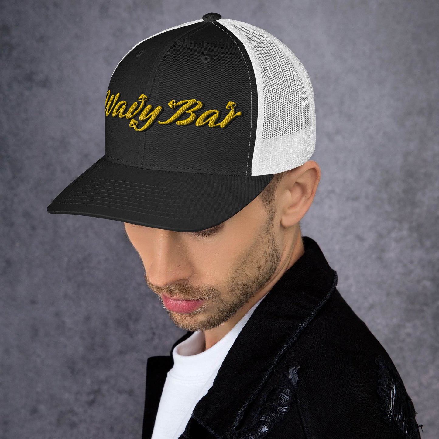 Wavy Logo Trucker Hat