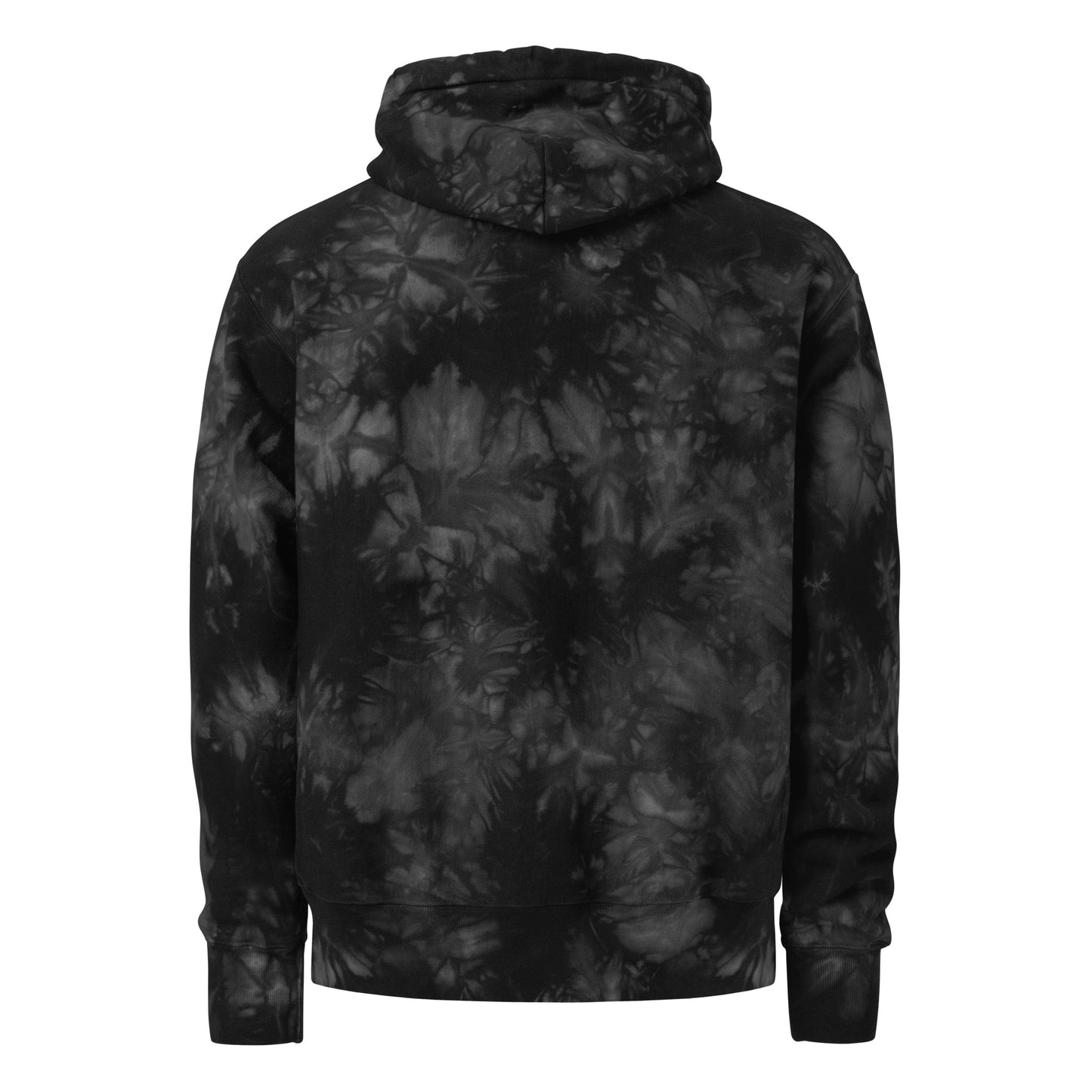 Tie-Dye Hoodie - Wavy Bar Embroidered