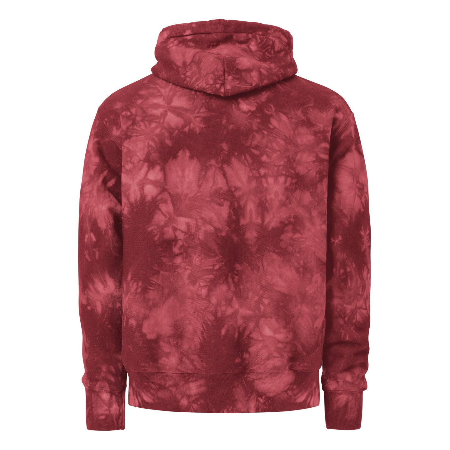 Tie-Dye Hoodie - Wavy Bar Embroidered