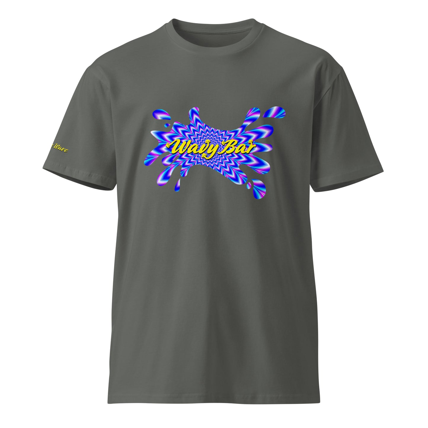 Unisex Wavy Bar Splash Design T
