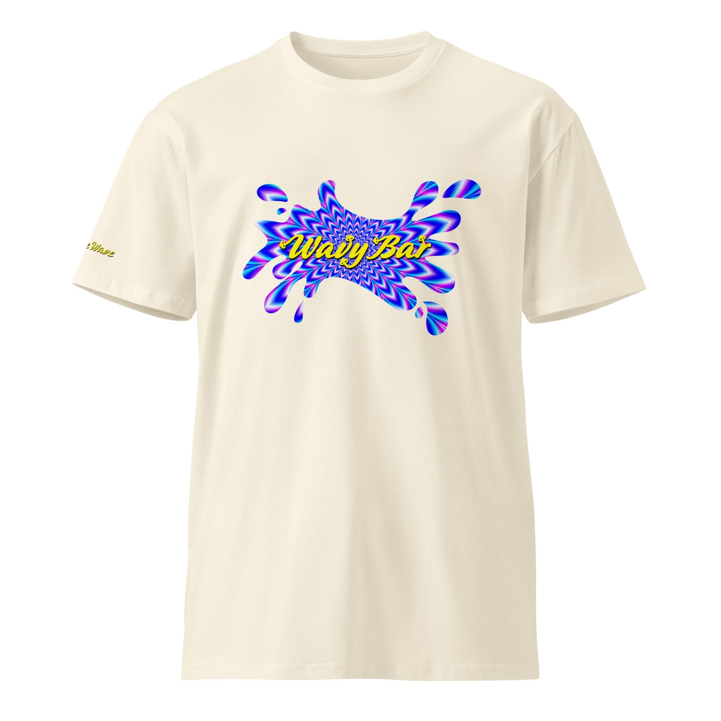 Unisex Wavy Bar Splash Design T