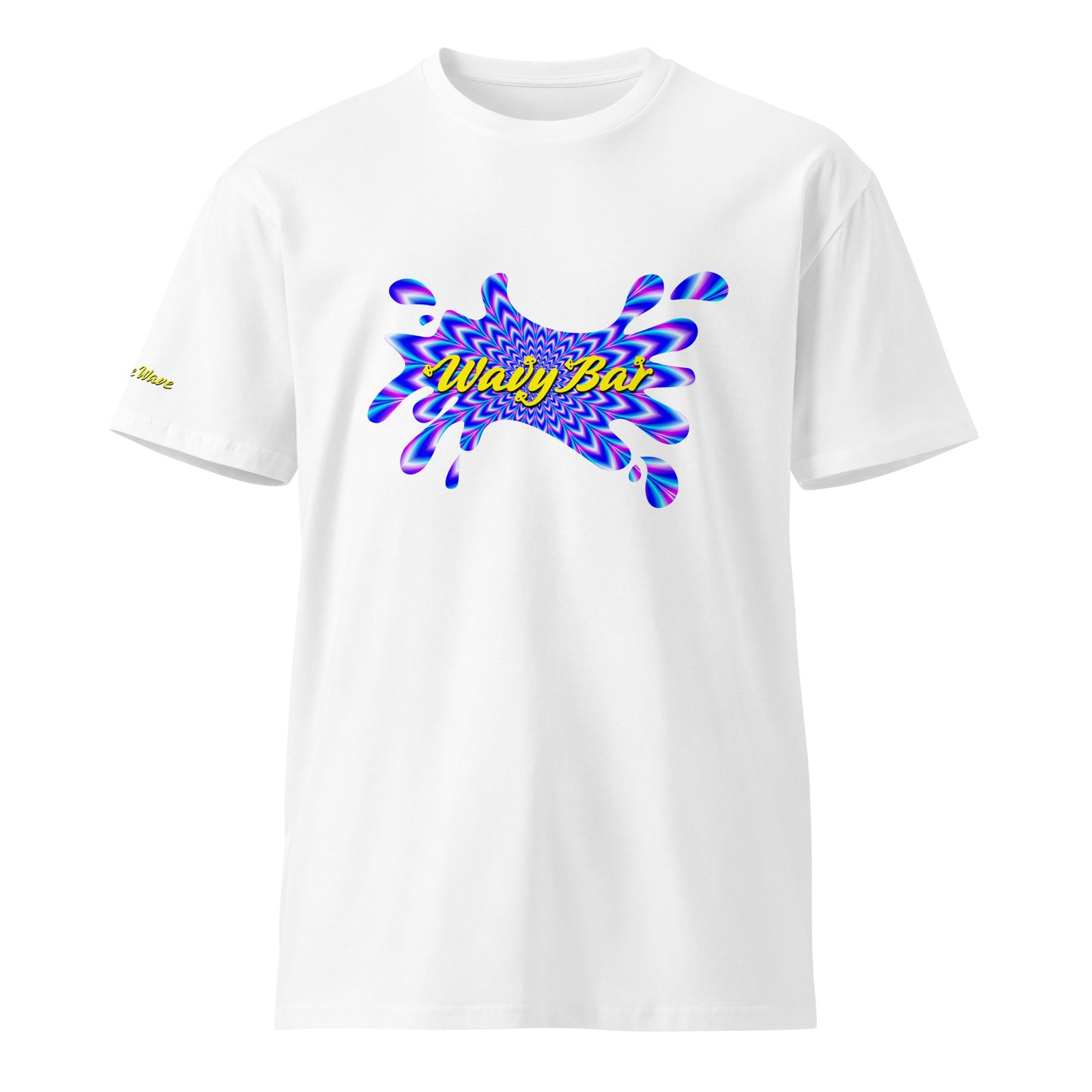 Unisex Wavy Bar Splash Design T